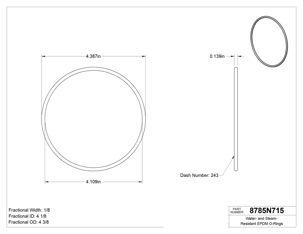 Technical drawing - 8785N715